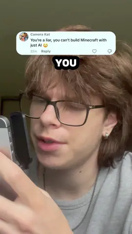 I just made a Minecraft clone using AI 😳 No coding. Just prompts.  The future is actually insane 🤖 #programming 