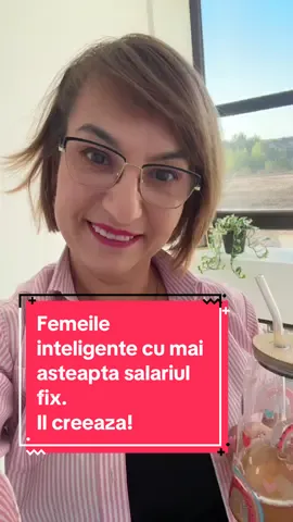 Femeile inteligente nu mai asteapta “ziua de salariu”💼 Au invatat sa si construiasca propriul venit, propriul ritm si propria libertate.🌏 Daca simti ca meriti mai mult decat un salariu fix, scrie in comentarii • INFO + TARA• in care esti si te ajut sa incepi si tu. #businessonline #femeiputernice #lucrezonline #libertatefinanciara