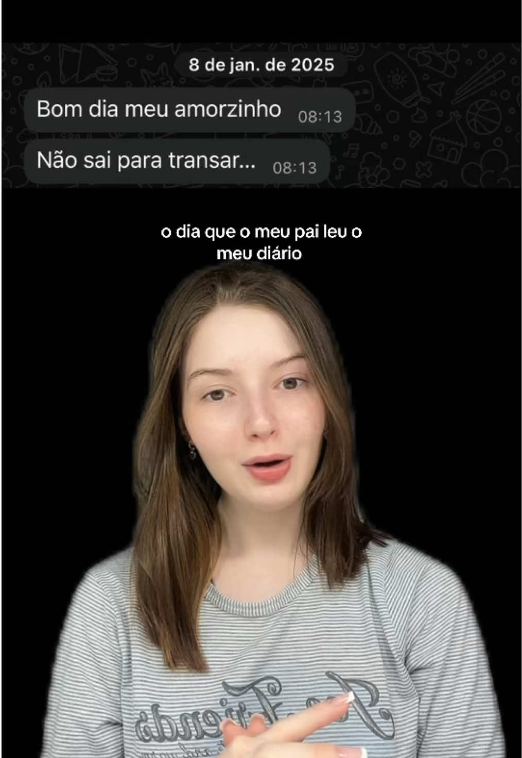 pais não leiam o diário de seus filhos!! #greenscreen #fy 