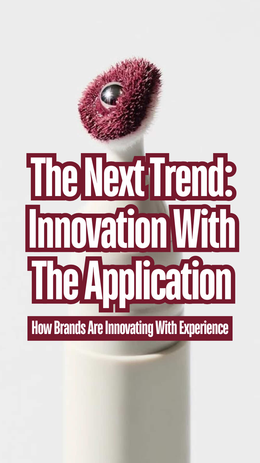 The next trend in beauty and skincare is innovation with product application. It’s going to be harder and harder to innovate on formulas, but there’s definitely still room for innovation within how a product is applied to the skin.  #packaging #marketing #trend #medicube #refy
