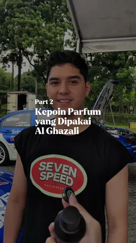 Ini nih lanjutan waktu gue ketemu Al Ghazali lagi latihan ngedrift dan nggak sengaja nemuin parfum ini di mobilnya, ternyata Al pakai Wild Side guys🫨 Kalau lo mau samaan kaya Al, checkout parfumnya lewat keranjang kuning deh‼️ #wildside #alghazali #cavewildside 