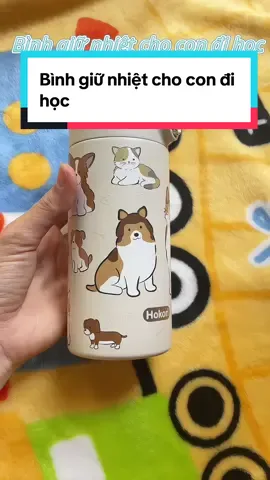 Bình giữ nhiệt hoa tiết xinh cho con mang nước đi học nha các mẹ ơi #fypシ゚ #xuanhuong#binhgiunhiet #binhgiunhietchobe 