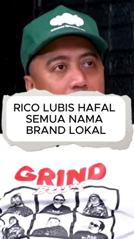 RICO LUBIS HAFAL SEMUA NAMA BRAND LOKAL #ricolubis #onadioleonardo #theleonardos #brandlokal
