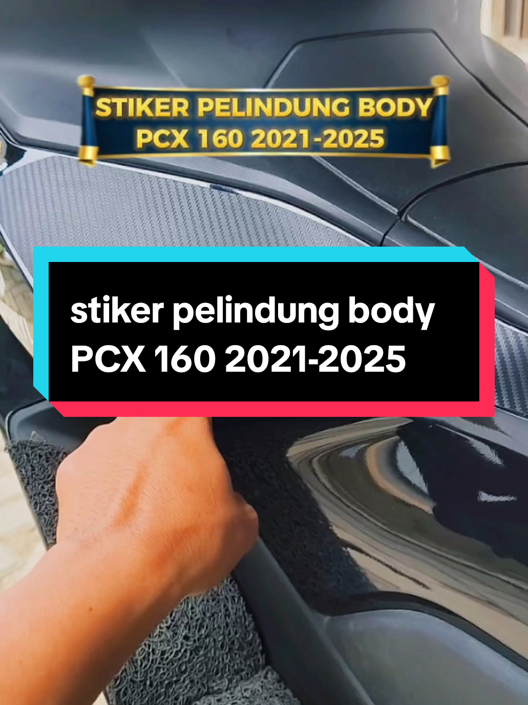 stiker pelindung body depan Honda PCX 160 2021-2025  #stikerpelindungbody #pcx160 #modifikasipcx160 