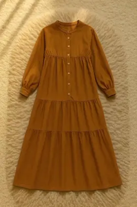 Gamis MAHIRA Rayon Twill / Gamis Lengan Balon / Gamis Kancing Busui Premium Quality#gamiscantik #gamisrayon #gamis #gamispremium #wibgajian 