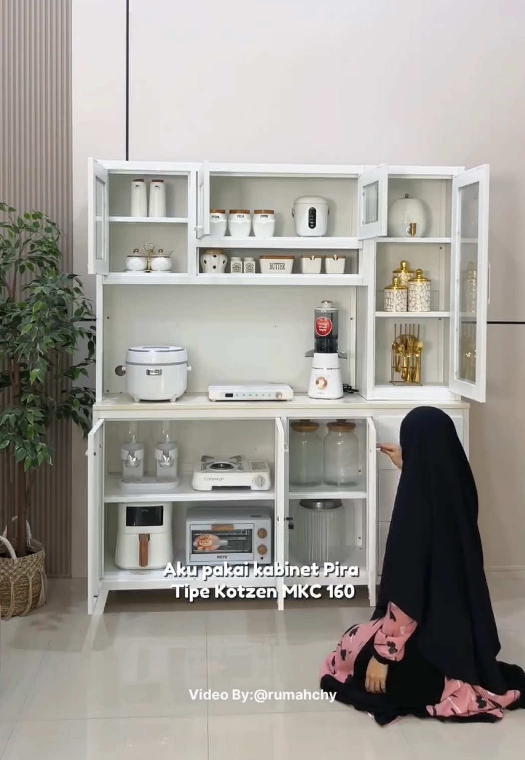 solusi dapur rapi cuma oake Kotzen MKC160😍 #pira #rakdapurbesi #rakbesi 