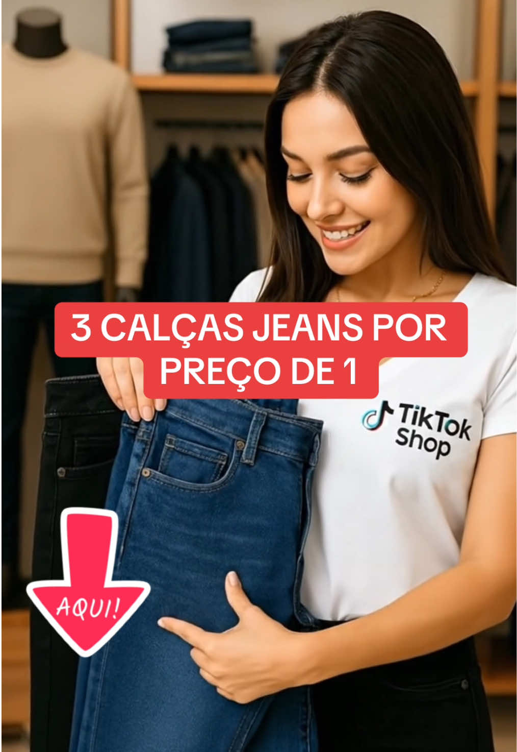 Kit  Calças Jeans Masculinas #calça #calçajeans #casual #moda #tiktokshop 