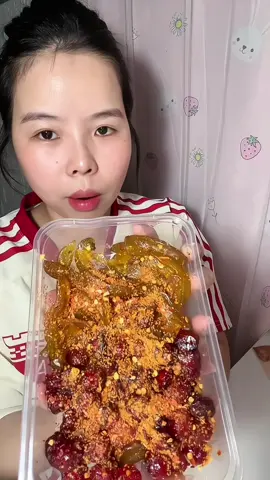 Cóc dẻo hoàng kim mix chùm.ruột side lớn #huongbeofood #ancungtiktok #viral #xuhuongtiktok 