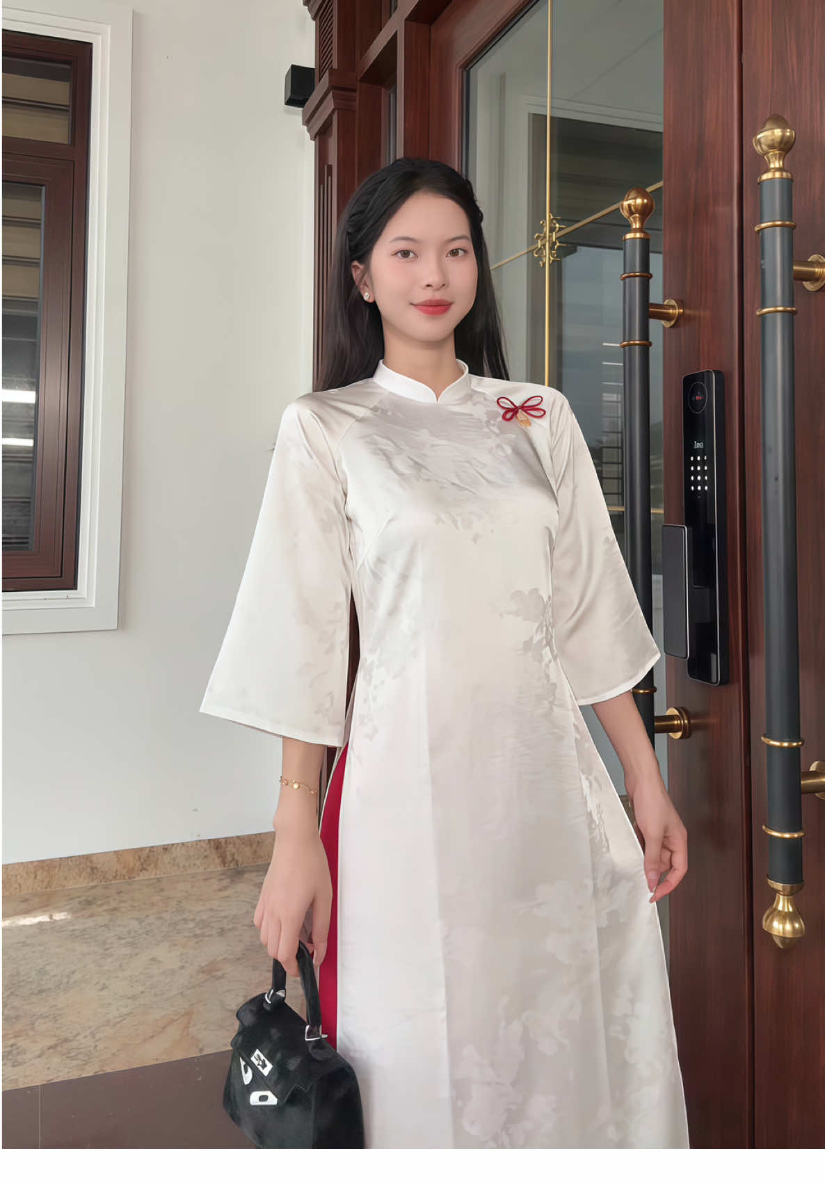 Áo dài cho cả nhà diện Tết đây ạ#aodailela #xh#tet2026 