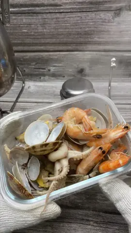 Popcorn machine cooking seafood chowder#popcornmachine #DIY #popcorn #cooking #foryou 