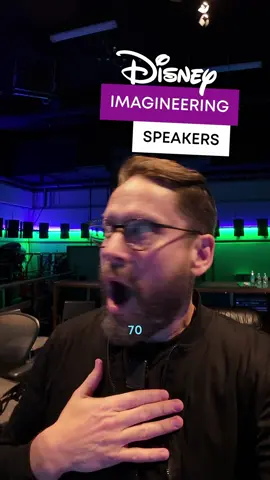 This is the future of immersive experiences. I’m standing in a room unlike anything I’ve ever seen: a 70-speaker array using Wavefield Synthesis to place sound in space. Not just through speakers! Imagine hearing something in you head, or flying outside the room and back in. To see the tech behind the magic is awe-inspiring!