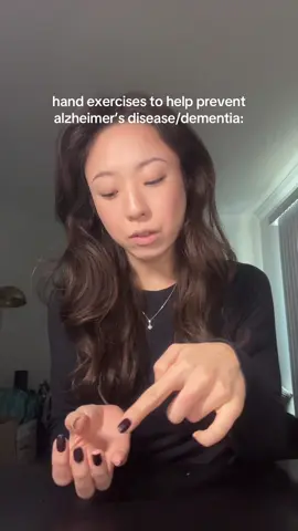 hand exercises that can help prevent alzheimer’s/dementia (ofc, no guarantees, but these are pretty fun in general ngl)