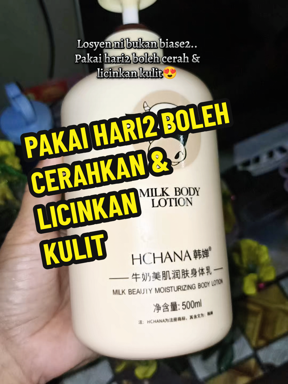 Losyen murah for daily use,sangat sedap baunya😍#losyen #bodymilklotion #bodylotion #losyenviral #hchanamilkbodylotion 