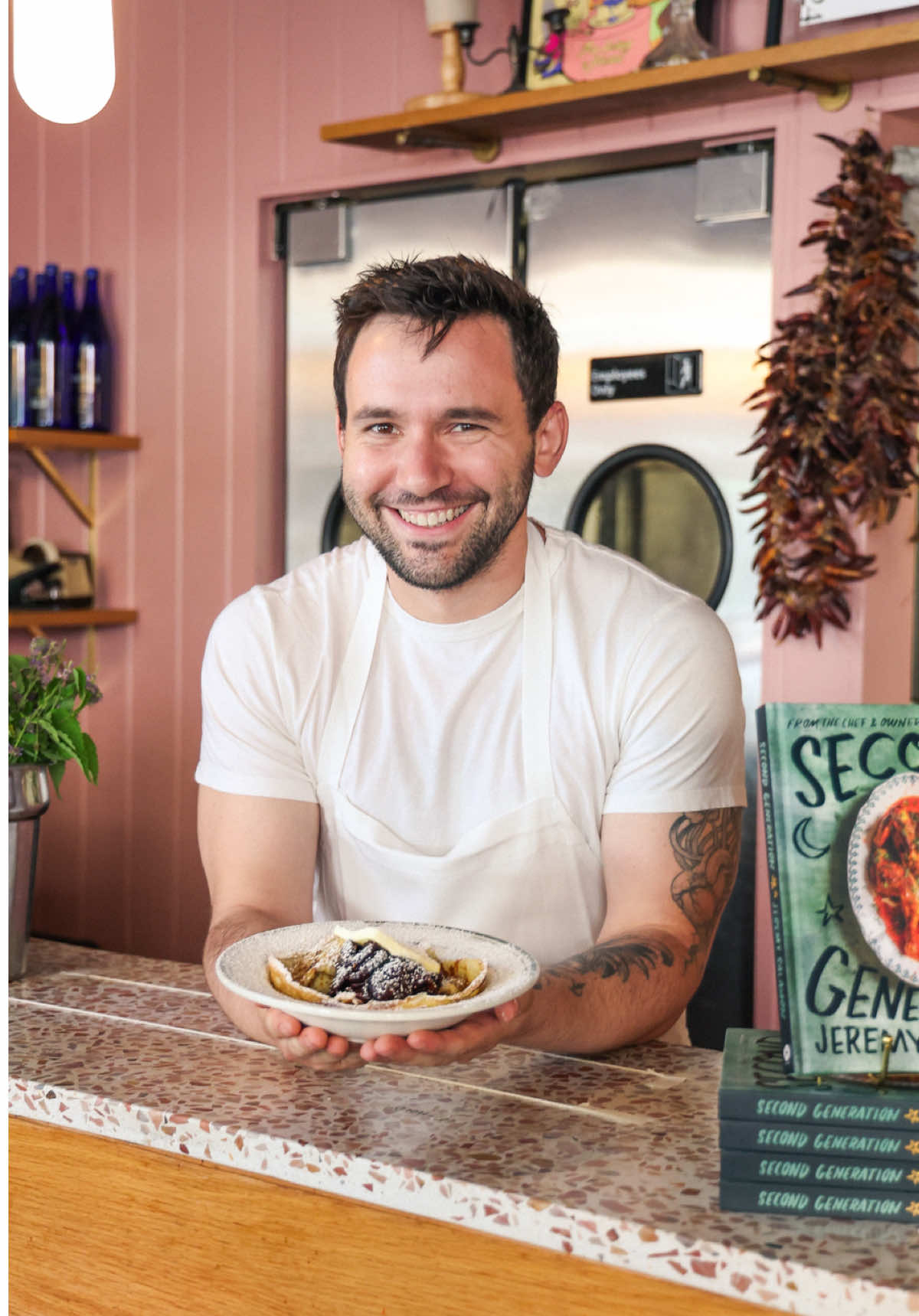 We visited Jeremy Salamon, owner of Agi’s Counter, to make his grandmother Agi’s iconic recipe for Hungarian crepes called palacsinta!  The restaurant is a tribute to his grandmother Agi and honors her from the food, to the decor and the warm hospitality. Head to Agi’s for a taste or tap the link in bio for Jeremy’s recipe and family story! #jewishfood #jewish #crepes #palacsinta #agiscounter 