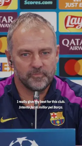 We love you too, Hansi 💙❤️ #fcbarcelona #barçaontiktok 
