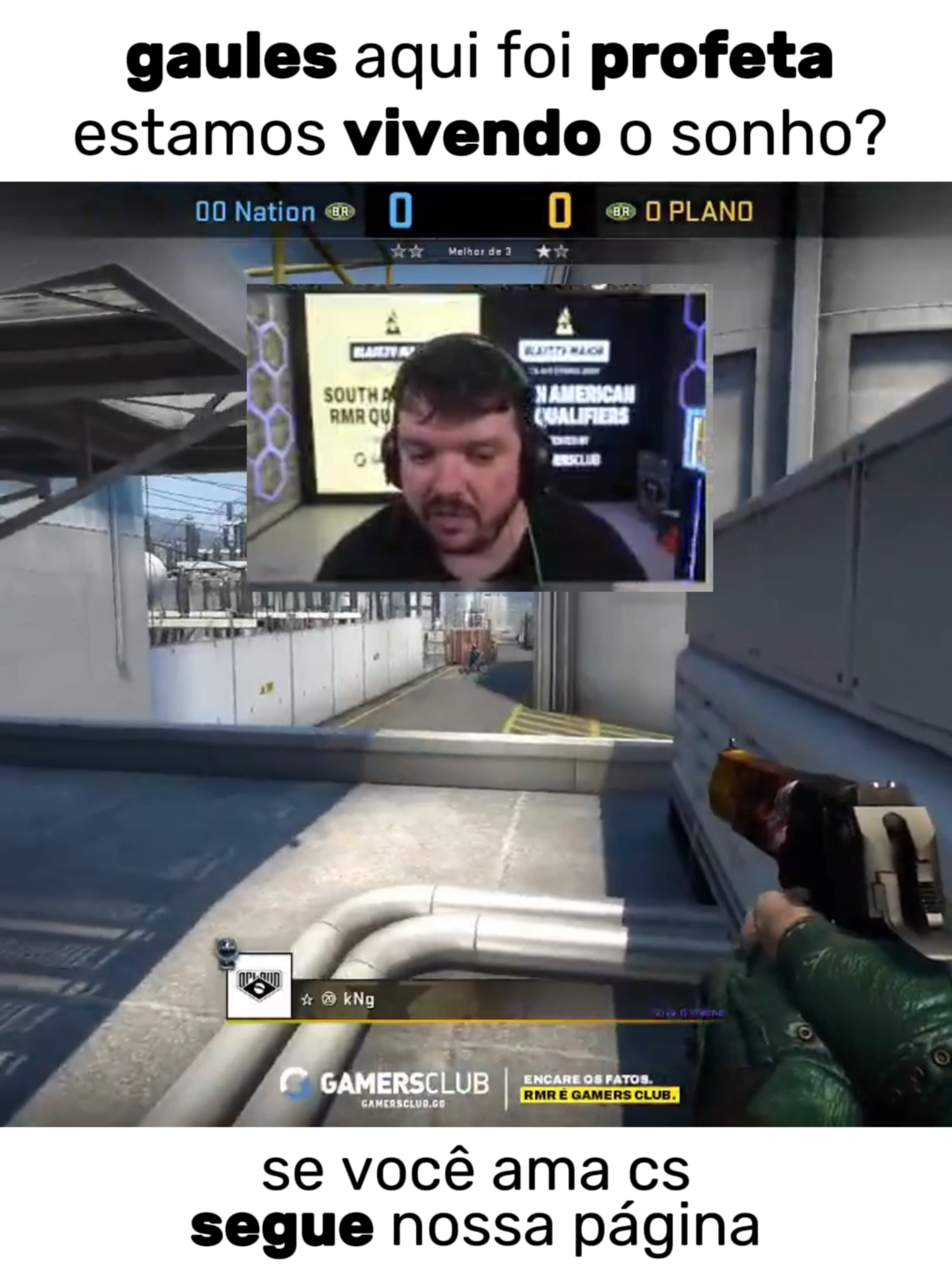 🇧🇷  GAULES PROFETA DO BRASIL #gaules #cs2 #csgo #cs2brasil #csgobrasil
