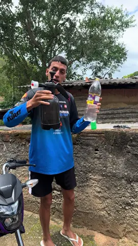 Será que funciona com detergente?
