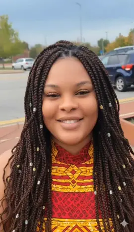African Hairstyle #africantiktok #hairstyle #hair #fyp #braidsqueen 
