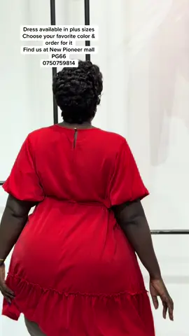 Dress available in different colors, Find us at New Pioneer mall PG66  0750759814 we deliver at your cost #gwizafits , #foryoupage #plussizefashion 