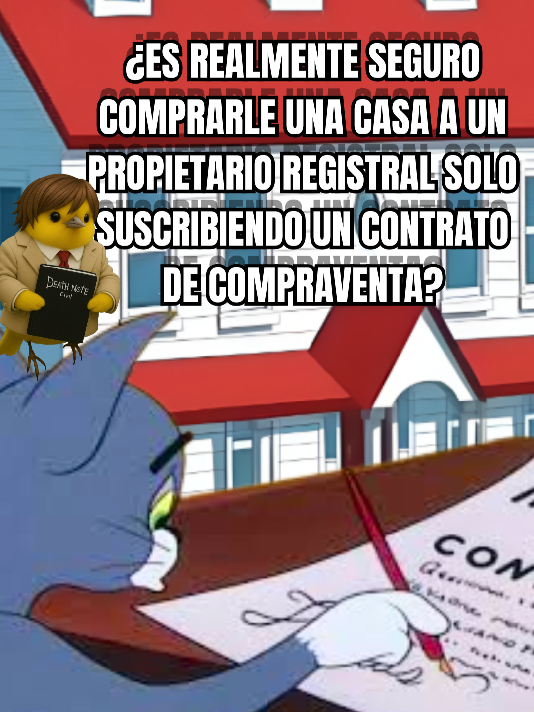 ¿Es realmente seguro comprarle una casa a un propietario registral solo suscribiendo un contrato de compraventa? #derecho #pollito #Derechoperuano #peru🇵🇪 #estudiantedederecho #ley #clases #dinero #precaución #casa #comprar #contrato #sunarp #registrospublicos #polluelo #propiedad #casa #ahorros #halflife #tomandjerry #esfuerzo #fyp #parati