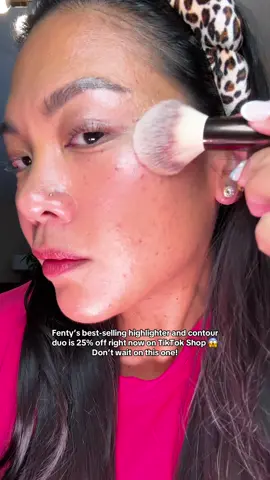 If you love a good sculpt + shimmer combo… this Fenty set is IT 😮‍💨✨ @Fenty Beauty #fentybeauty #highlighter #contourstick #BeautyTok #tiktokshopcreatorpicks 