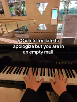 it’s too late… #apologize #pianocover #PianoTok #onerepublic #viral