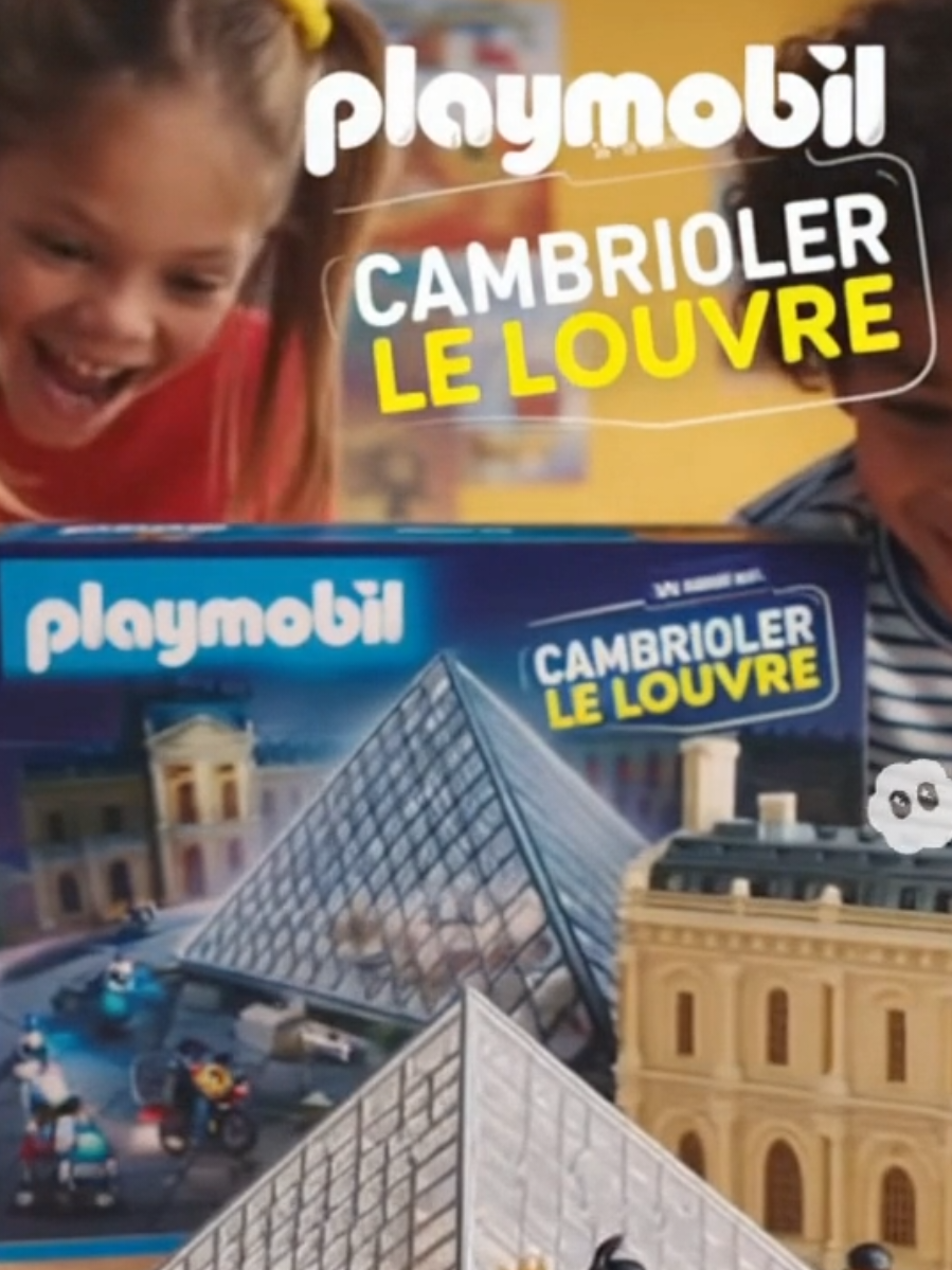 Toi aussi cambriole le Louvre et repart en T-Max ! 🎅🎁 #playmobil #louvre 