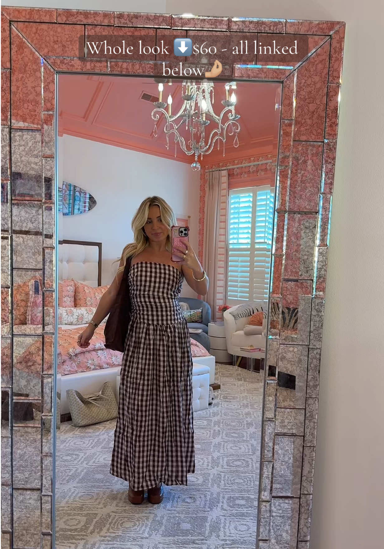 Under $60 for the dress, bag & shoes!!! Obsessed! Linked below!  #fallfashion #falloutfits #brownoutfits #falloutfitinspo #outfitinspo 