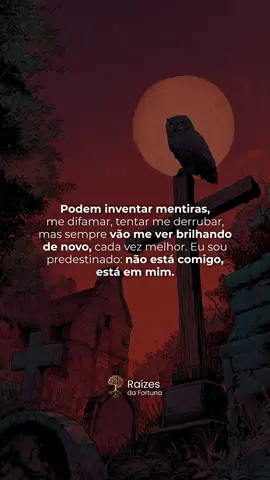 Podem mentir, tentar me derrubar ou apagar meu nome… Mas sempre vão me ver brilhando de novo — e cada vez mais forte. Porque o que é meu não tá comigo, tá em mim. 👉 Salve pra lembrar: quem é predestinado não precisa provar nada. superação, autoconfiança, força interior, resiliência, motivação, destino, mentalidade vencedora #superação #força #resiliencia 