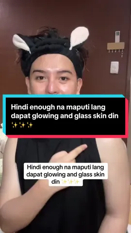 Hindi enough na maputi lang dapat glowing and glass skin din ✨✨✨ #fyp #whiteningsoap 