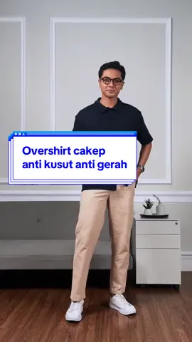 Dimana lagi ada outfit anti kusut dan anti gerah kayak gini?😎 #Easton #waffleknit #overshirt #outfitpria #ootdpria 