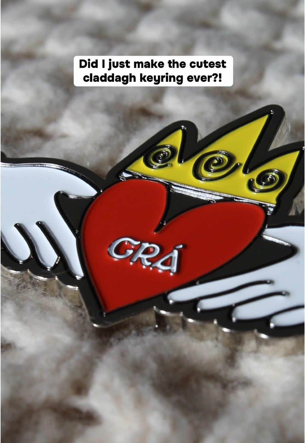 Drawn by me, worn by you 🍀 #claddagh #irish #ireland #irishart #irishbrand 