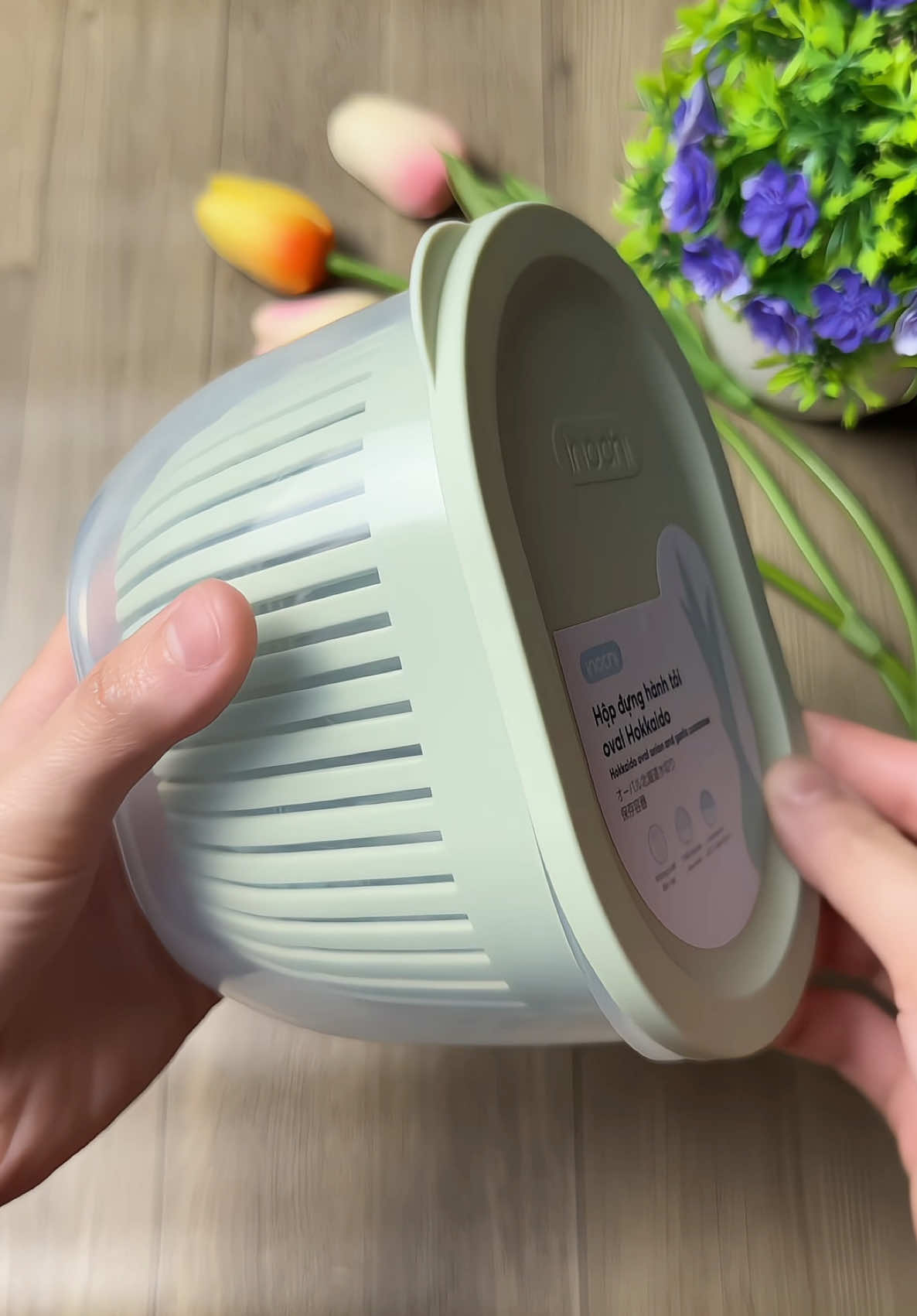 hộp đựng hành tỏi chanh ớt inochi #hopdunghanhtoi #inochi #giadungtienich #xuhuong #taphoachichi01 