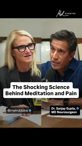 World-renowned neurosurgeon and CNN’s Chief Medical Correspondent Dr. Sanjay Gupta shared something fascinating in this conversation: Researchers have found that meditation can significantly reduce pain and discomfort… What this research shows is that your mind plays a powerful role in how your body experiences pain. And when you understand that connection, you can begin to work with your body’s natural intelligence to find more relief and support your healing. This episode of The Mel Robbins Podcast will open your eyes to the new science of pain, and help you understand your body in a completely new way. 🎧 “Neurosurgeon’s Protocol to Feel Better Now: The Best Ways to Heal Your Body & Live Pain Free.” Listen now or watch on YouTube - search “The Mel Robbins Podcast Dr. Sanjay Gupta.”  #melrobbins #melrobbinspodcast #meditation #painrelief
