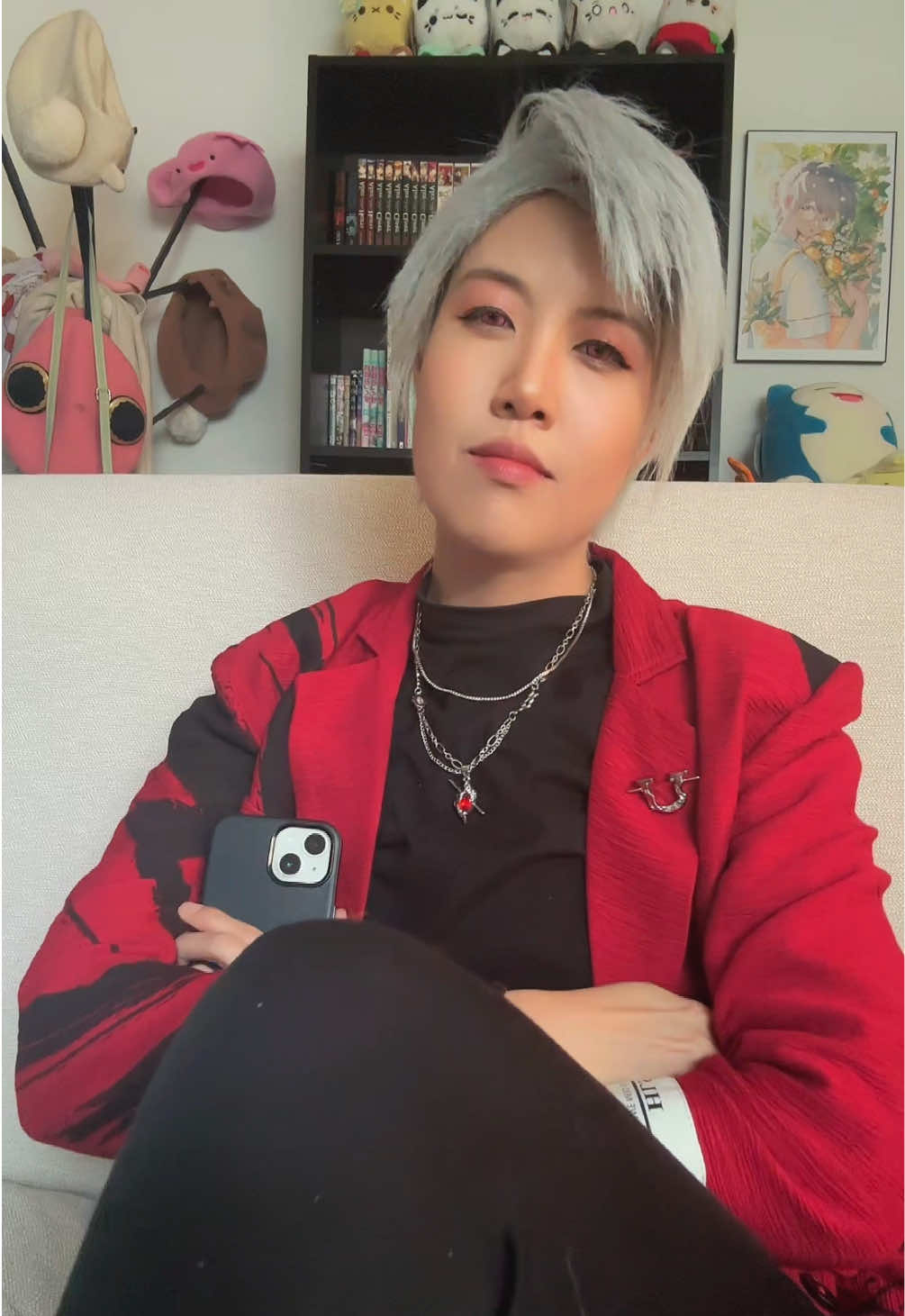 Silly kitten… 😎🐦‍⬛🩸#loveanddeepspace #loveanddeepspacesylus #sylus #syluscosplay #秦彻 