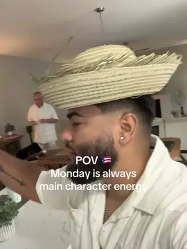 Bring that main character energy in Monday is how I charge through! Feel yourself it’s okay!  🇵🇷 #fyp #foryoupage #boricua🇵🇷 #maincharacter #badbunny 
