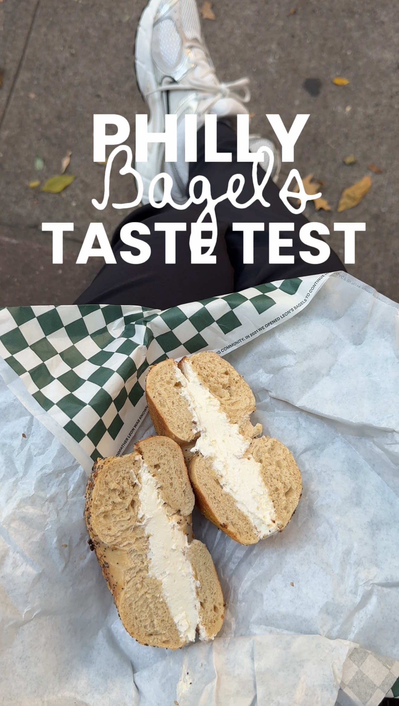 the best sourdough bagels in philly 🥯🐻 I found these through jiggy coffee in the gayborhood, but they buy them from four worlds bakery in west philly! lmk if you guys try them out <3 #tastetest #phillyfoodies #bagels #sourdoughbagels #foodreview 