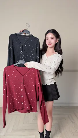 Mùa này mà thiếu cardigan mỏng nhẹ là tiếc lắm nha #aocardigan #aolen #setdoxinh #videoviral #outfit 