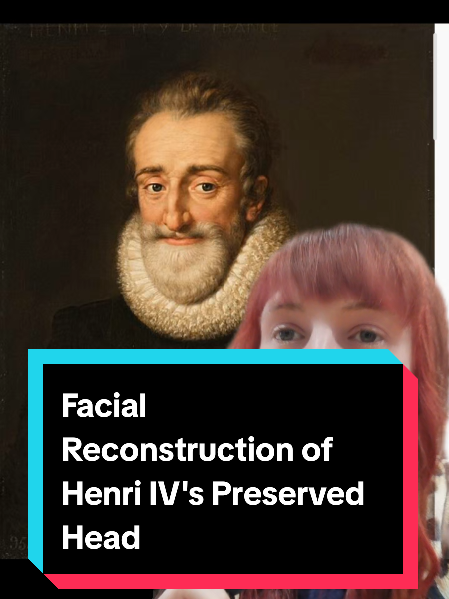 Facial reconstruction of the French King Henri IV's mummified head. Another face brought back from history! See more faces from the past in my facial reconstruction playlist #facialreconstructions #facesfromhistory #History #frenchhistory #henriiv 