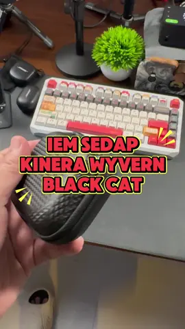 Iem sedap balance vocal bagus kinera wyvern black cat #earphone #kelastekno #inearmonitor #rekomendasiinearmonitor #serunyabelajar 