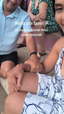 Eu no final indo conferir se a mão ainda tá no lugar #fyp #cistosinovial #foryou #