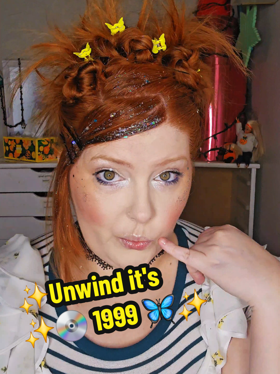 Replying to @anathefraulein now let me walk 5 miles to Kmart to show my friends 😘🦋🤭 #90shair #90shairtutorial #millennialnostalgia #nostalgic  #hairgoals 
