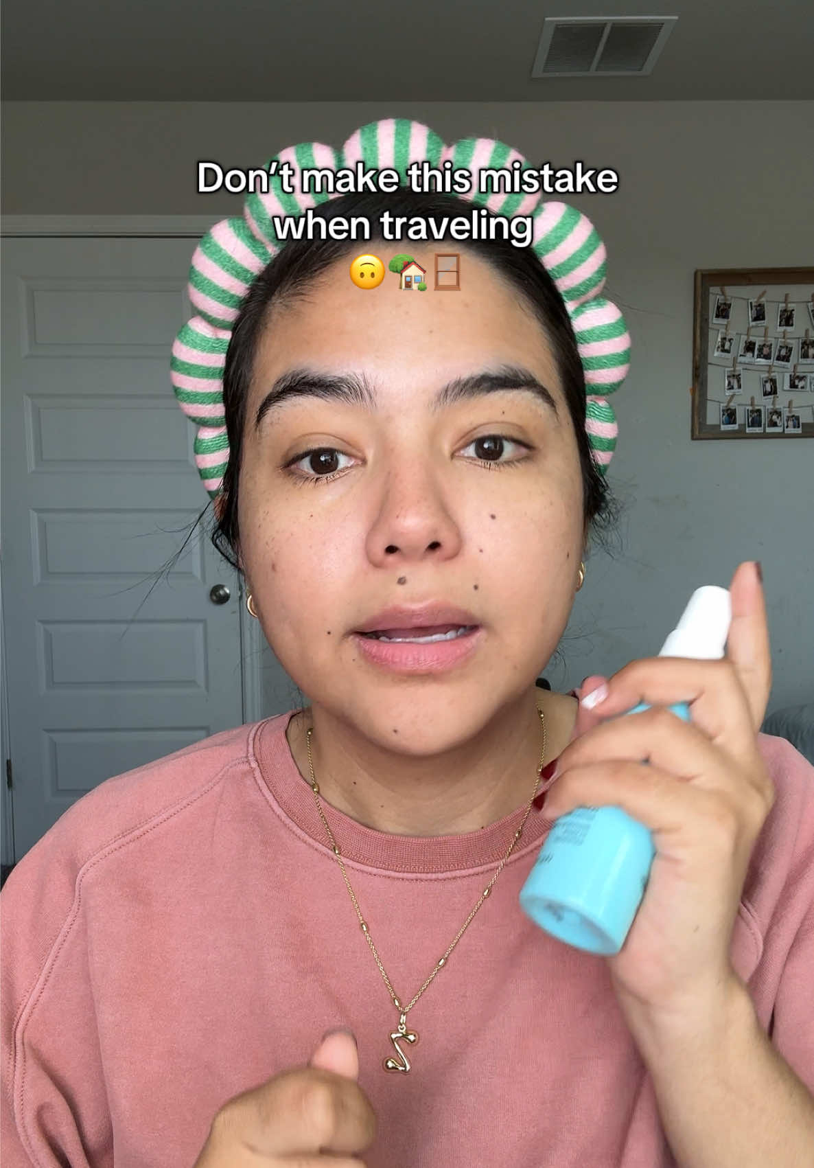 I’m honestly surprised I was able to get a whole video bc I cannot speak today 😂 #skincareroutine #momsover30 #traveltips #momtok #stayathomemom 