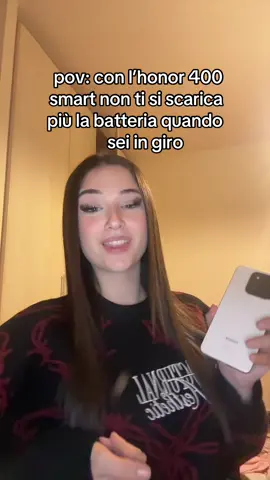Dura di più la batteria di questo telefono che una relazione nel 2025@Honor Italia #HONOR400smart #addioansiadabatteria #adv