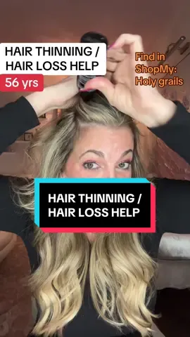 If you’re experiencing hair thinning from menopause, GLP, one weight loss, stress, hormones… The duo can help thicken your hair with clinical studies to back it. @Calecim Professional @One Skin  #hairthinning #hairloss #hairlosssolutions #menopausehairloss #glp1hairloss 