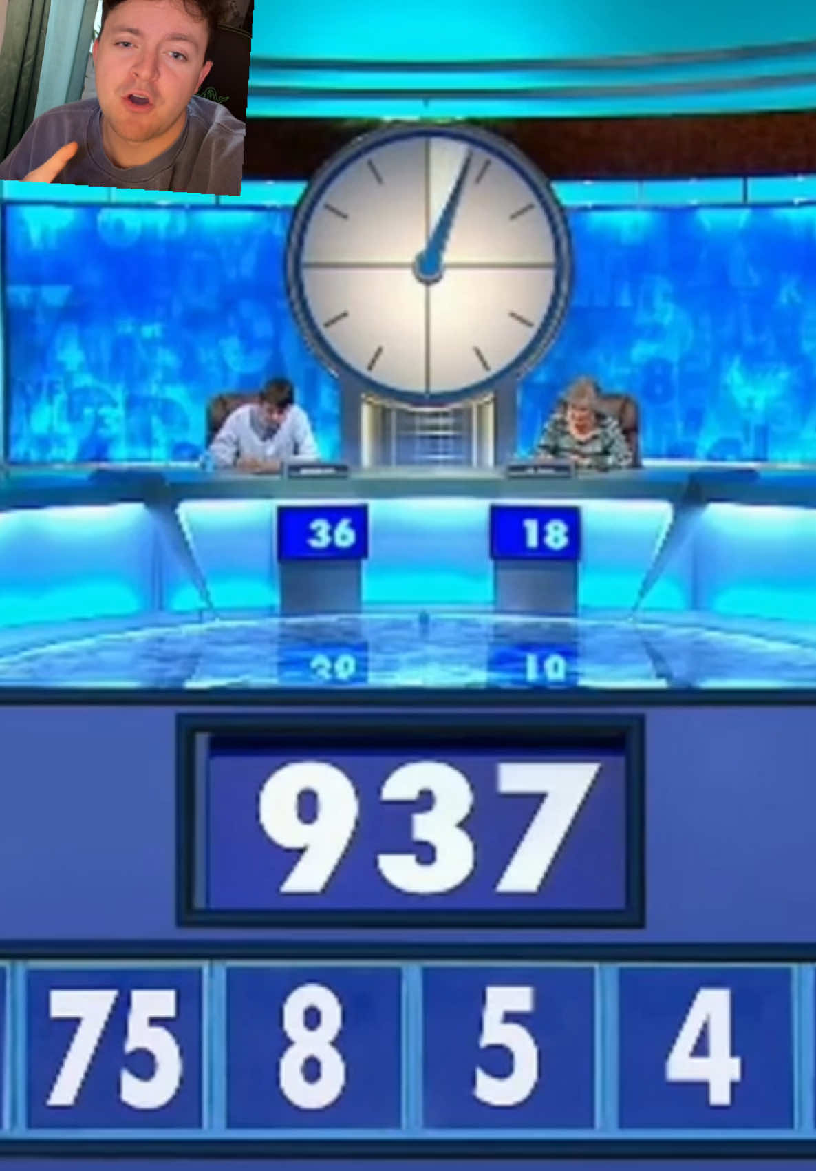 Can you make the target in 30s 🤔 Classic Countdown Numbers Game Challenge 🧠 👏 #mathstok #mathschallenge #mathproblems #arithmetic #gameshow Studying A-Level Maths / Further Maths? Follow me! 👨‍🏫 