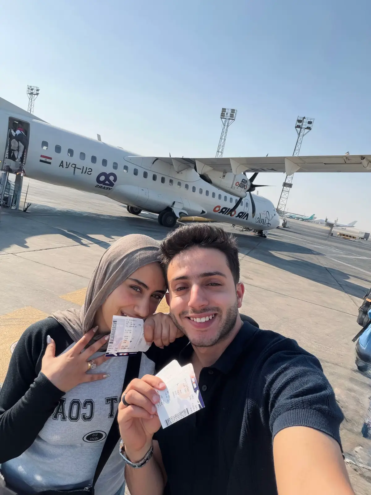 Just married the love of my life ♥️✨ @Aya Essam 
