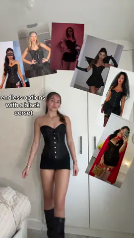 gives you so much freedom with choosing  #blackcorset #corset #halloweenideas #halloweencostumes #halloweeninspo 