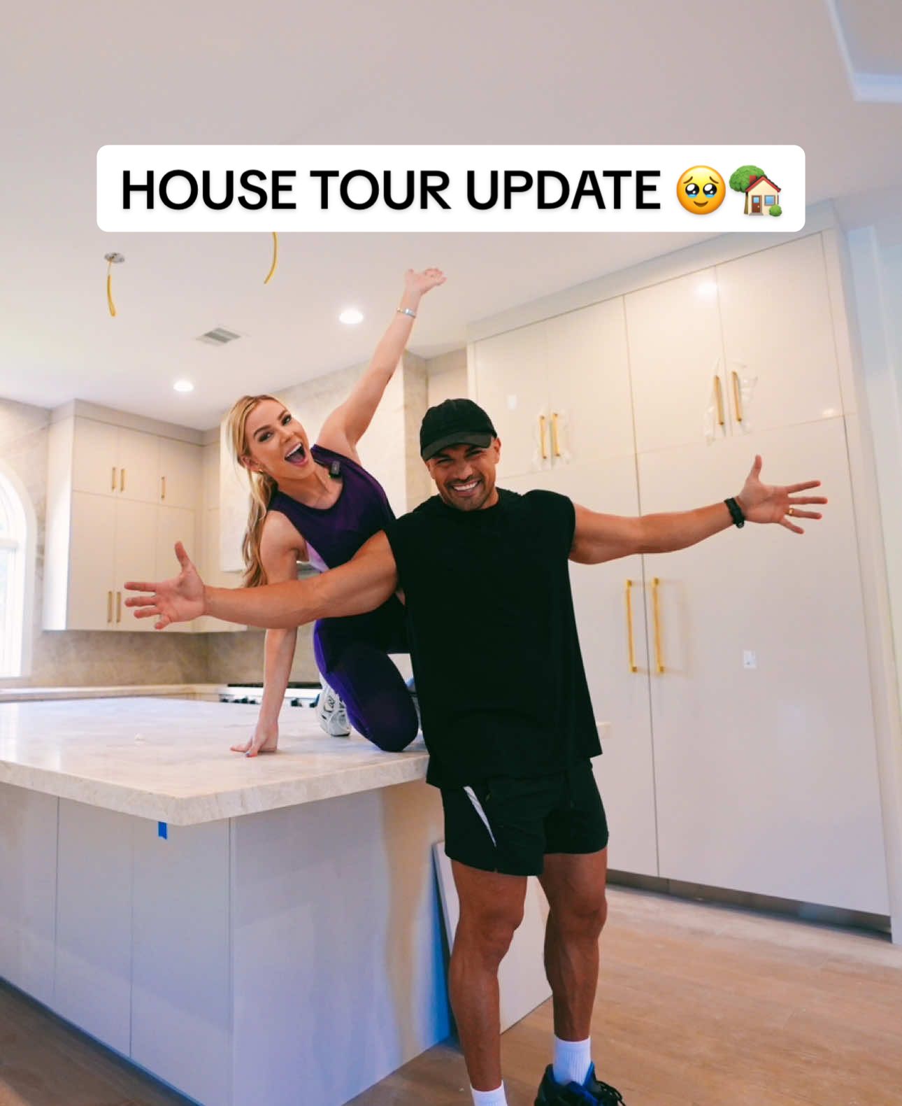 I’ve been waiting months to show you all these updates… 🥹 I cannot believe my dream forever home is almost done. So surreal 😭 Full home tour link is in my bio! #housetour #emptyhousetour #homeowner #homebuyers #homebuilding 
