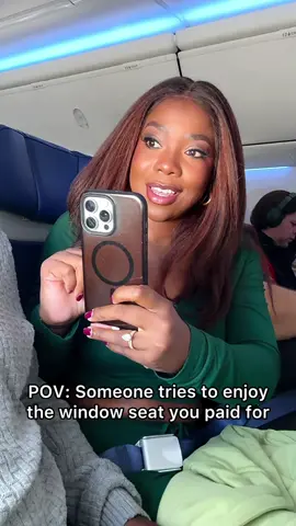 He took the window seat and the power that came with it 😭 who else can relate? 😂 Do you prefer a window seat or an aisle seat? 